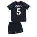 Billige Manchester City John Stones #5 Børnetøj Tredjetrøje til baby 2023-24 Kortærmet (+ korte bukser)